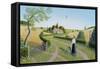 Summer Cycling, 1996-Peter Szumowski-Framed Stretched Canvas