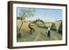 Summer Cycling, 1996-Peter Szumowski-Framed Premium Giclee Print