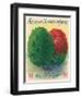 Summer Cypress Seed Packet-null-Framed Art Print