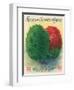 Summer Cypress Seed Packet-null-Framed Art Print