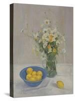 Summer Daisies and Lemons, 1990-Timothy Easton-Stretched Canvas