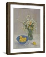 Summer Daisies and Lemons, 1990-Timothy Easton-Framed Giclee Print