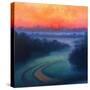 Summer Dawn Richmond Park; 2023 (Oil on Canvas)-Lee Campbell-Stretched Canvas