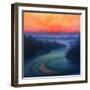 Summer Dawn Richmond Park; 2023 (Oil on Canvas)-Lee Campbell-Framed Giclee Print