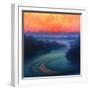 Summer Dawn Richmond Park; 2023 (Oil on Canvas)-Lee Campbell-Framed Giclee Print