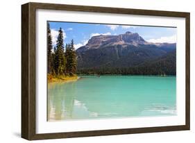 Summer Day at Emerald Lake, Canada-George Oze-Framed Photographic Print