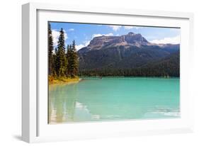 Summer Day at Emerald Lake, Canada-George Oze-Framed Photographic Print