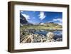 Summer day at Lake Grevasalvas Engadine Canton of Grisons Switzerland Europe-ClickAlps-Framed Photographic Print