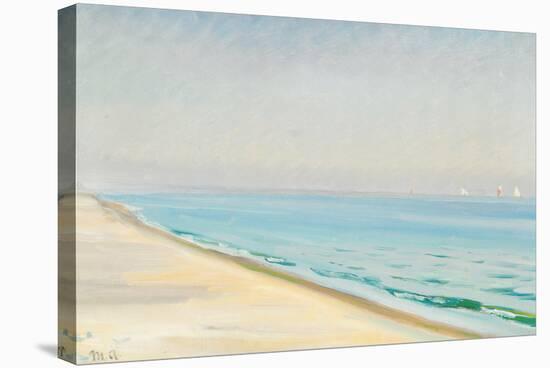 Summer day at Skagen-Michael Ancher-Stretched Canvas