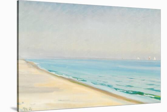 Summer day at Skagen-Michael Ancher-Stretched Canvas