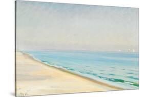 Summer day at Skagen-Michael Ancher-Stretched Canvas