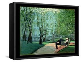 Summer Day, Boston Public Garden, c.1923-George Luks-Framed Stretched Canvas