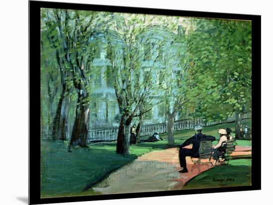 Summer Day, Boston Public Garden, c.1923-George Luks-Mounted Giclee Print