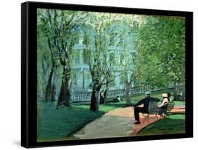 Summer Day, Boston Public Garden, c.1923-George Luks-Framed Stretched Canvas