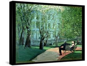 Summer Day, Boston Public Garden, c.1923-George Luks-Stretched Canvas