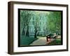 Summer Day, Boston Public Garden, c.1923-George Luks-Framed Giclee Print