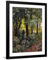 Summer day by the fjord-Axel Hjalmar Ender-Framed Giclee Print