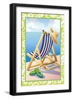 Summer Day (Green Border)-Julie Goonan-Framed Giclee Print