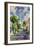 Summer Day In A Southern City-balaikin2009-Framed Art Print