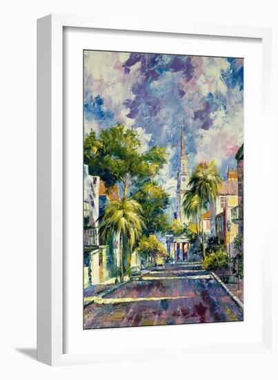 Summer Day In A Southern City-balaikin2009-Framed Art Print