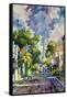 Summer Day In A Southern City-balaikin2009-Framed Stretched Canvas