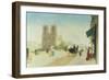 Summer Day near Notre Dame-Emile Friant-Framed Giclee Print