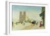 Summer Day near Notre Dame-Emile Friant-Framed Giclee Print