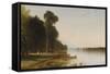 Summer Day on Conesus Lake, 1870-John Frederick Kensett-Framed Stretched Canvas