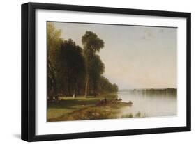 Summer Day on Conesus Lake, 1870-John Frederick Kensett-Framed Giclee Print