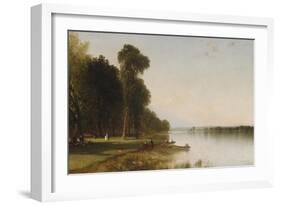 Summer Day on Conesus Lake, 1870-John Frederick Kensett-Framed Giclee Print