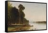 Summer Day on Conesus Lake, 1870-John Frederick Kensett-Framed Stretched Canvas