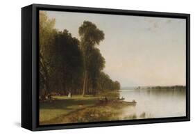 Summer Day on Conesus Lake, 1870-John Frederick Kensett-Framed Stretched Canvas