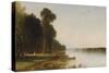 Summer Day on Conesus Lake, 1870-John Frederick Kensett-Stretched Canvas