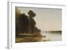 Summer Day on Conesus Lake, 1870-John Frederick Kensett-Framed Giclee Print