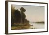 Summer Day on Conesus Lake, 1870-John Frederick Kensett-Framed Giclee Print