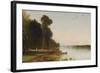 Summer Day on Conesus Lake, 1870-John Frederick Kensett-Framed Giclee Print