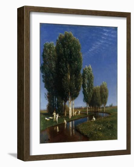 Summer Day-Arnold Bocklin-Framed Giclee Print