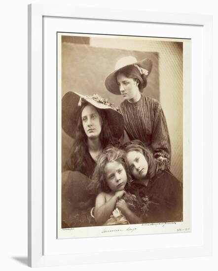 Summer Days, c.1866-Julia Margaret Cameron-Framed Giclee Print