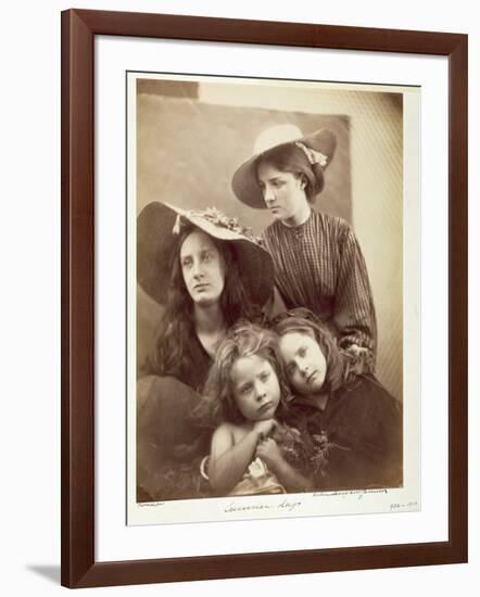 Summer Days, c.1866-Julia Margaret Cameron-Framed Giclee Print