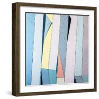 Summer deck-Hyunah Kim-Framed Art Print