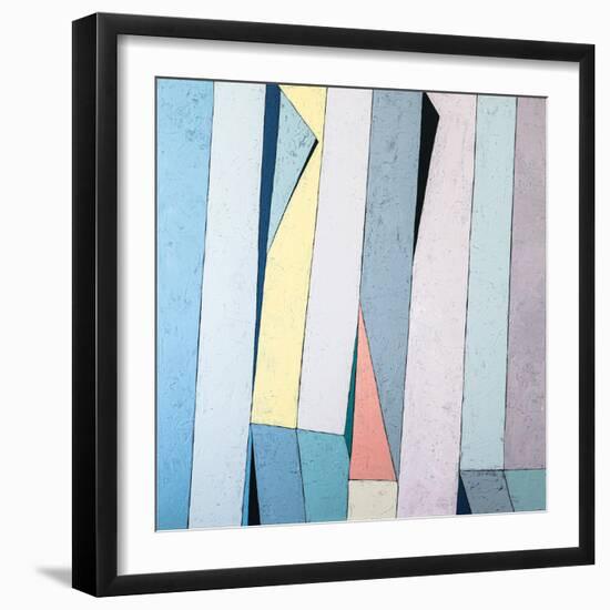 Summer deck-Hyunah Kim-Framed Art Print