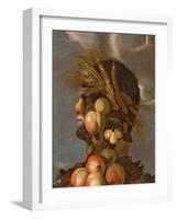 Summer, Detail-Giuseppe Arcimboldo-Framed Giclee Print