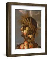 Summer, Detail-Giuseppe Arcimboldo-Framed Giclee Print