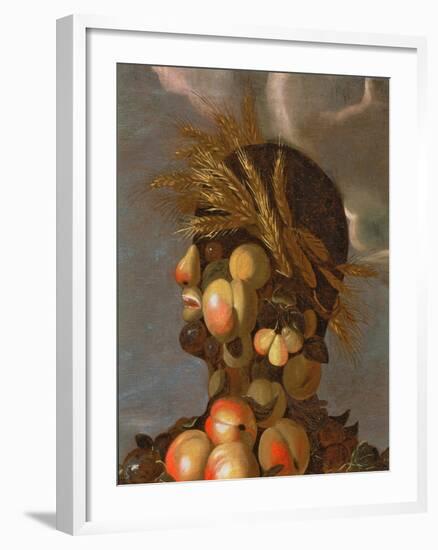 Summer, Detail-Giuseppe Arcimboldo-Framed Giclee Print