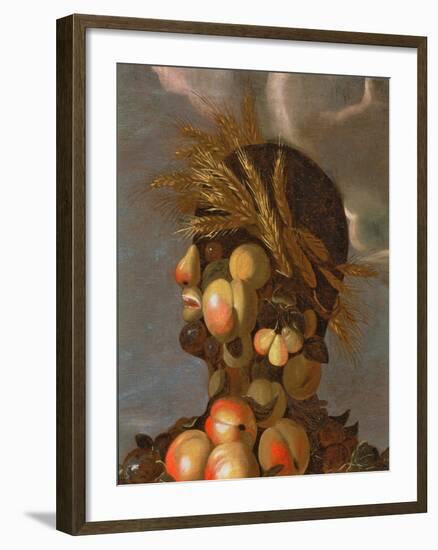 Summer, Detail-Giuseppe Arcimboldo-Framed Giclee Print