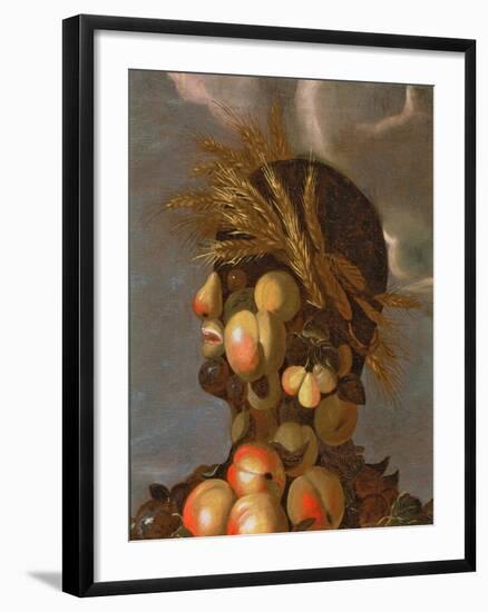 Summer, Detail-Giuseppe Arcimboldo-Framed Giclee Print