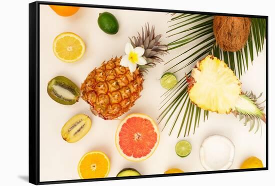 Summer Diet, Fresh Fruits-neirfy-Framed Stretched Canvas