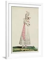 Summer Dress, Fashion Plate from "Incroyables Et Merveilleuses"-Horace Vernet-Framed Giclee Print