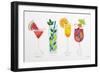 Summer Drinks-Cat Coquillette-Framed Giclee Print