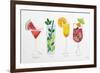 Summer Drinks-Cat Coquillette-Framed Giclee Print